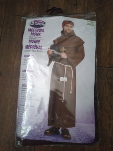 Medieval monk costume plus - costume,