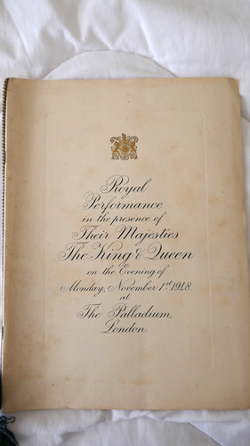 Royal performance programme - royal,
