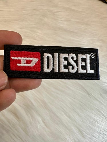 Diesell logo embroidered patch - logo,