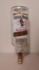 Empty Captain Morgan Spiced Rum Bottle 1.5 litre Optic Bottle - Man Cave, Bar