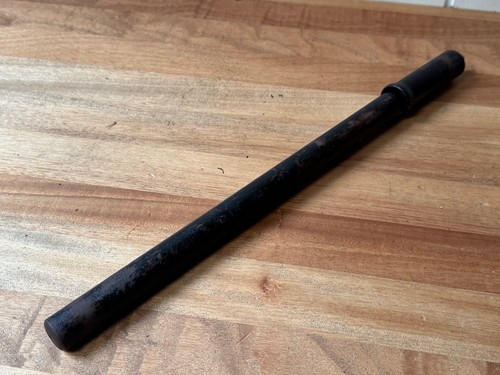 Vintage black steel bicycle - black,