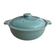 Denby Manor Green Casserole Dish with Lid 1.75 Pints - Vintage Stoneware