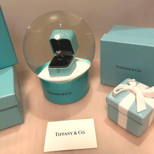 Tiffany snow globe - &,