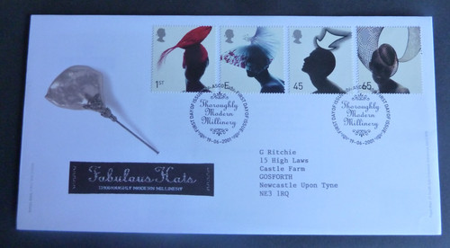 Royal mail fdc 2001 fabulous - mail,