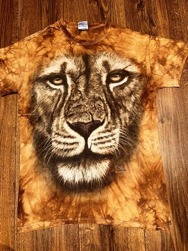 The mountain lion face - the, dye