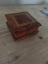 DAMAGED Magic JEWELLERY BOX Thuya Wood Moroccan NEW With Defects