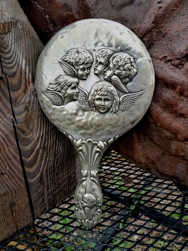 Antique vintage silver tone - antique,