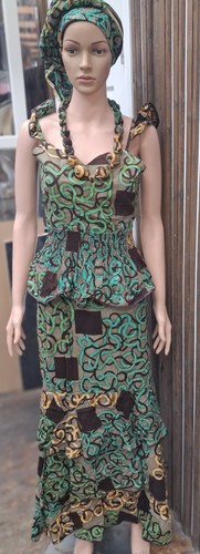 Beautiful african print dress - african,