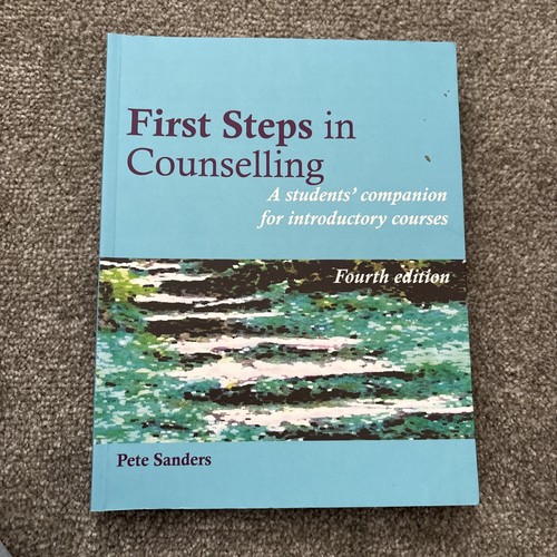 First steps counselling - in, a