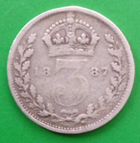 1887 victoria silver - 1887,