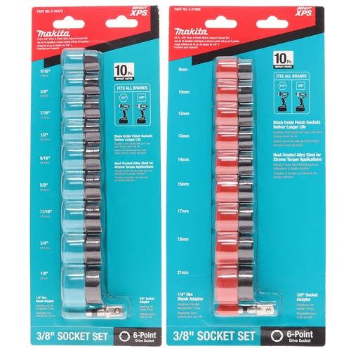 Makita 01688 10pc 8in - e-01688, 3/8in