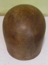Vintage wooden millinery wood hat block hat makers stand Levine & Son size 22