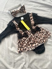 Baby Leopard Print Outfit 3-6