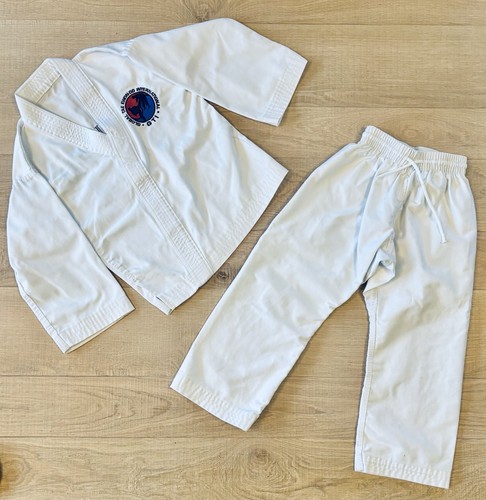 Kids white taekwondo dobok - kids,