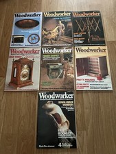 7 X  WOODWORKER Magazines from the 1980’s.