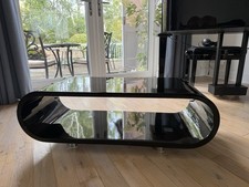 Techlink Ovid Black High Gloss Modern Contemporary TV Stand