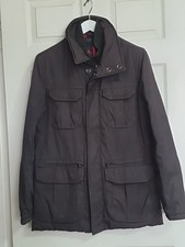 Mens Robe di KAPPA Jacket Coat Charcoal Black Size L