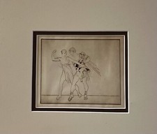 An Original Dry point Etching  By Sir William Russell Flint