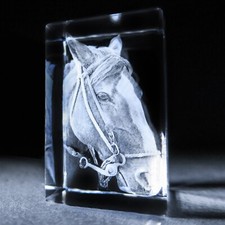 3D Tower Photo Laser Crystal -