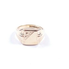 Gents Yellow Gold Ring Signet