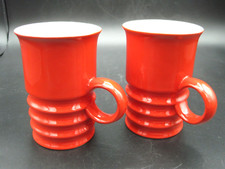PAIR OF CARLTON WARE 'RED
