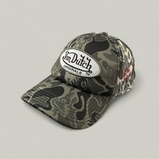 Authentic Von Dutch Camouflage Tampa Mesh Trucker Snapback Unisex Hat Cap