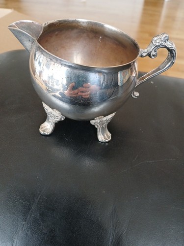 Vintage silver plated - plated, milk