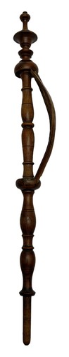 Antique turned wood spinning - antique,