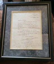 SIGNED 1943 WWII Clementine