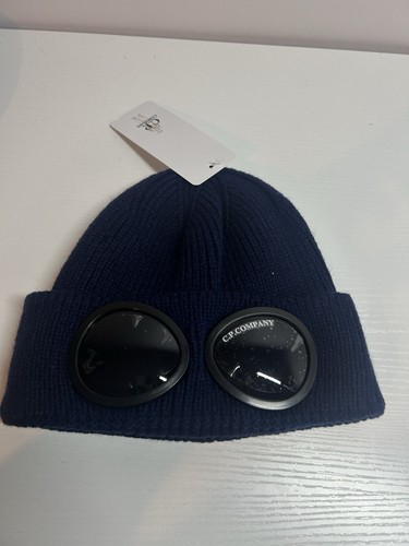 Navy knit beanie with - navy,