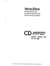 Service manual and operating - manual,
