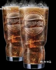 2 x Pepsi Embossed 20oz