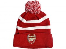 Arsenal Knitted Striped Bobble