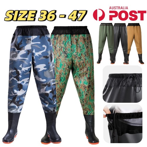 Large waist waders pvc - large, pants