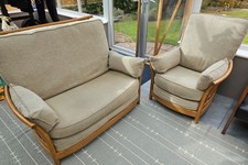 Ercol Renaissance Highback 2-Seat Settee Sofa Love Seat & Armchair 