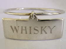 UNUSUAL STERLING SILVER WHISKY