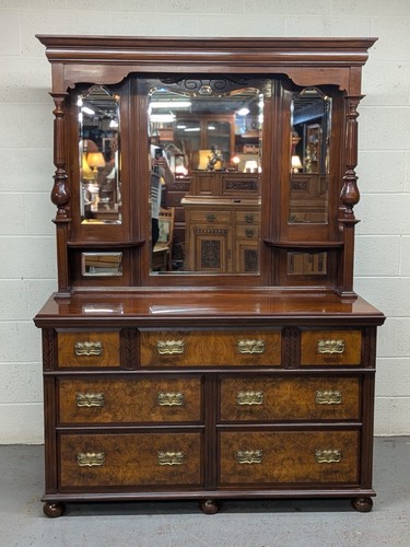 Victorian walnut burr - victorian, &