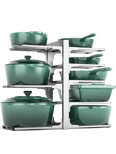 Tier pots and pans - 8-tier,
