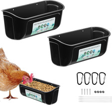2 Pack Chicken Duck Feeder