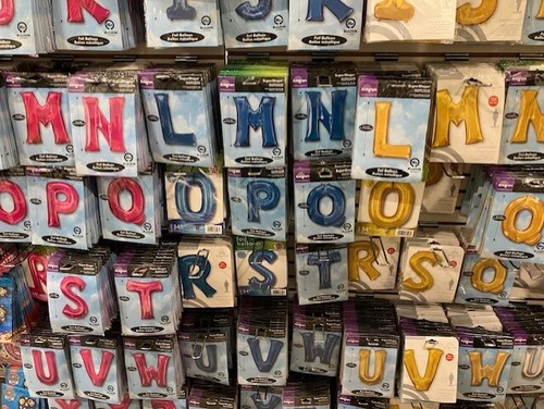 Giant supershape letter - giant,