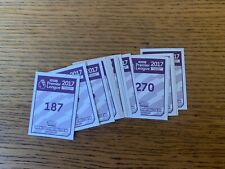 Topps Merlin's Premier League 2017 stickers 165-344