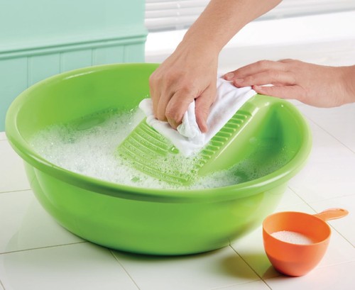 Hand washing clothes - washing,