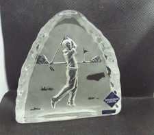EDINBURGH CRYSTAL GLASS GOLF