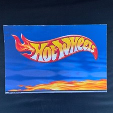 Hot Wheels Car Mattel Shop Display Sign Store Board Promotional 2003 29cm x 20cm
