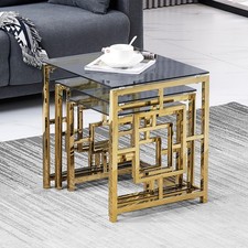 3Pcs Bedside Table Nesting