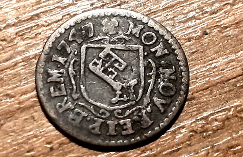 Old silver coin 1747 - old,