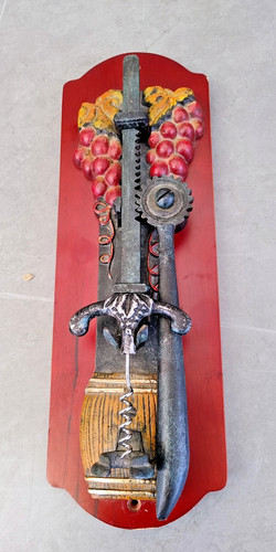 Vintage wall mounted cast - wall, iron