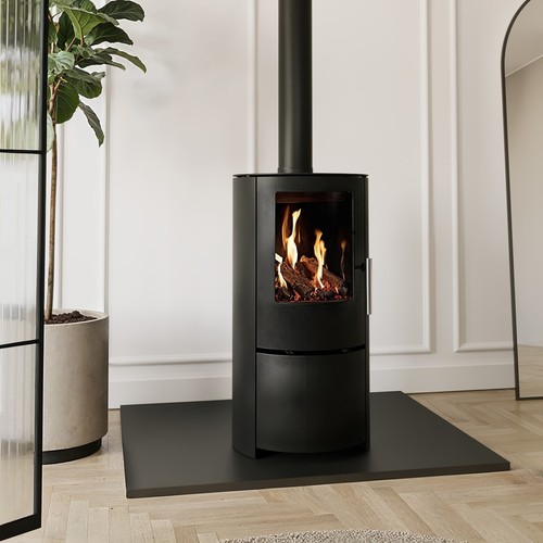 Round cast iron 5kw log - 5kw,