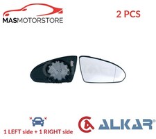 REAR VIEW MIRROR GLASS PAIR LHD ONLY ALKAR 6471978 2PCS A FOR NISSAN PRIMERA