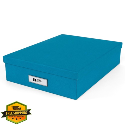 Bigso turquoise document box - bigso,